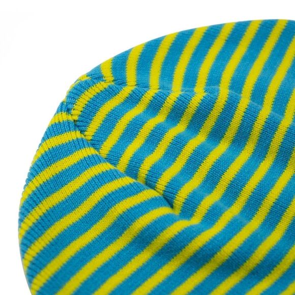 Grateful Dead Blue and Yellow Striped Beanie - Picture 5 of 10